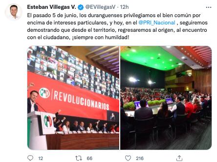 Tuit Esteban Villegas